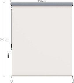 Vertikální markýza Elvire 180x250 cm béžová