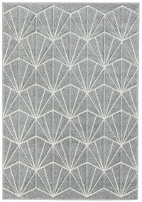 Koberce Breno Kusový koberec PORTLAND 750/RT4N, sivá, viacfarebná,80 x 140 cm