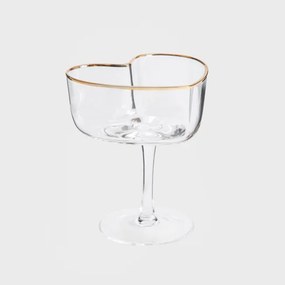 Pohár AMAR so zlatým okrajom 726637 180ml
