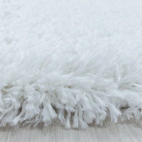 AKCIA: 120x170 cm Kusový koberec Fluffy Shaggy 3500 white, biela, obývacia izba, Ayyildiz