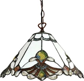 Závesné svetlo Tiffany Flow - Ø 31*107 cmE27/max 1*40W