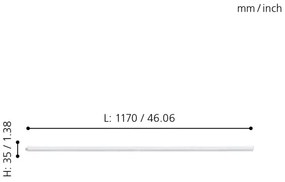 Eglo 97574 - LED Podlinkové svietidlo DUNDRY LED/12W/230V