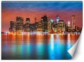 Gario Fototapeta Manhattan v noci Materiál: Vliesová, Rozmery: 350 x 245 cm