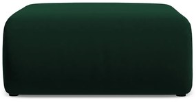 Tmavozelená zamatová podnožka Ekahi – Makamii