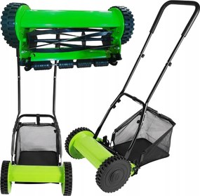 Ručná bubnová kosačka Mechanická vretenová tlačná s košom 16" 40 cm