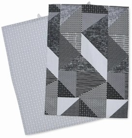 Bavlnené utierky v súprave 2 ks 50x70 cm Larsson Geo – Catherine Lansfield