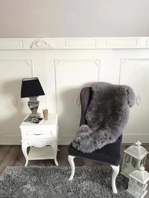 Ovčia kožušina sivá