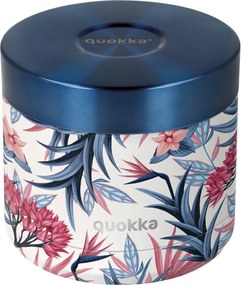 Termobox na desiatu Quokka Whim Blue Garden 600 ml