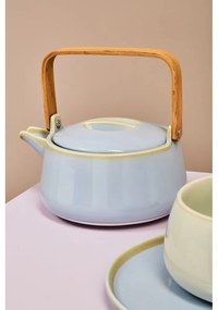 Modrá porcelánová kanvica na čaj 1 l Juna – Premier Housewares