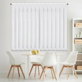 Dekorstudio Záclona DALIA s riasiacou páskou 350x150 cm - biela