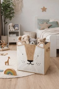 Úložný box Lion, 29x29x29 cm, hnedá