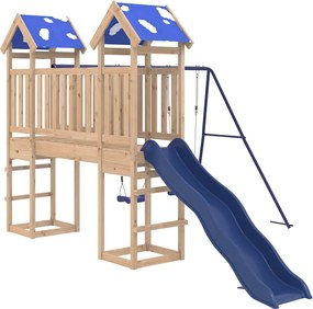 vidaXL Vonkajšia súprava na hranie masívna borovica