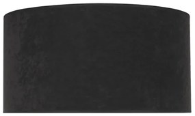 Duolla - Stropné svietidlo ROLLER 3xE27/15W/230V pr. 60 cm čierna/zlatá