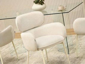 Jedálenská stolička Aguado (krémová). Akcia -14%. Vlastná spoľahlivá doprava až k Vám domov. 1136453