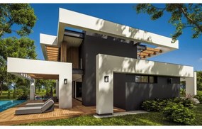 Kanlux 34982 - Vonkajšie nástenné svietidlo so senzorom VIMO 1xE27/15W/230V IP44