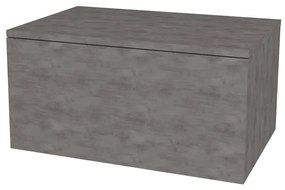 Mereo Ponte, kúpeľňová skrinka 70 cm, Multidecor, Betón tmavosivý, MER-CN291BET2