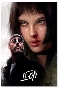 Gario Obraz na plátne Leon, Jean Reno a Natalie Portman - Dmitry Belov Rozmery: 60 x 90 cm
