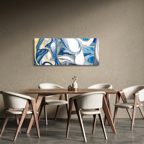Obraz - Vlny z mramoru (120x50 cm)