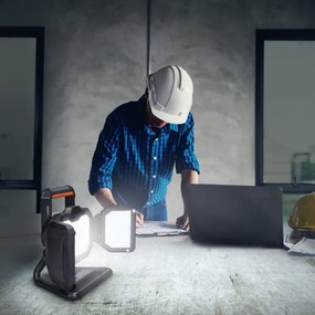 Solight WM-50W-RE-LED Stmievateľný nabíjací reflektor LED/50W/12000mAh 4000K IP54