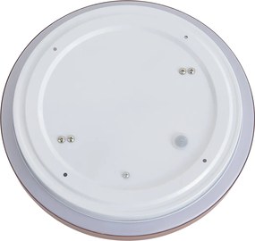 Moderné stropné svietidlo Sienna s bielym 34 cm IP44 - Walden