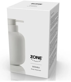 Biely kameninový dávkovač mydla 300 ml Sensu – Zone