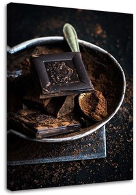 Obraz na plátně Čokoláda Kakao - 40x60 cm