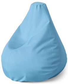 Sedací vak Pear svetlomodrá - detský, modrá