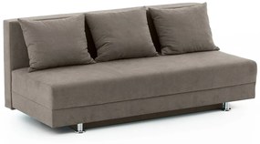 DREVONA Rozkladacia pohovka šedo hnedá NIKA Soro 91