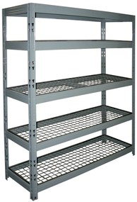 Policový regál 1800x1400x500mm, nosnost 1750kg, šedý