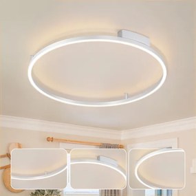 Brilagi - LED stmievateľné svietidlo PORTOFINO LED/60W/230V pr. 80 cm strieborné +DO