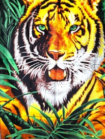 Plážová osuška TIGER 70x140 cm