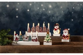 Biela svetelná dekorácia s vianočným motívom Freddy – Star Trading