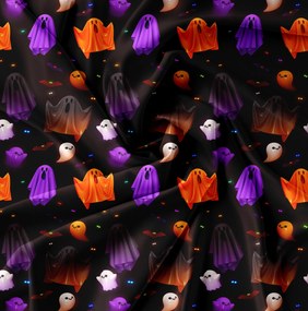 Obliečky z mikrovlákna SPOOKY SOIREE čierne Rozmer obliečky: 2 ks 70 x 80 cm | 200 x 220 cm
