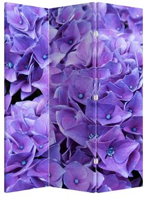 Paraván - Fialová kvetina (126x170 cm)