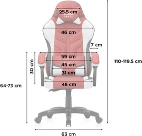 Herná stolička Force 2.7 Red