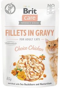 Kapsička pre mačky Brit Care Cat Choice Chicken Gravy 85 g