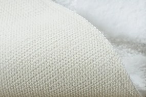 Kúpeľňový koberček SUPREME STONES kamienky, biely kruh