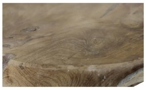 Odkladací stolík z teakového dreva HSM collection Kruk Root