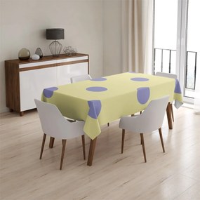 Sablio Obrus Fialové bodky - 90x90 cm