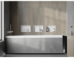 Mexen X-Wall-NR, polička na zapustenie pod obklad bez goliera 30 x 20 cm, biela, 1921302010