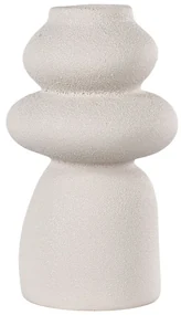 Krémová váza z kameniny (výška 26,5 cm) – House Nordic