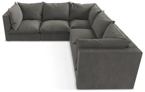 Tmavosivá rohová pohovka Manao – Makamii