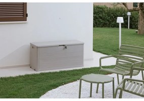 Béžový záhradný úložný box Woodys – Toomax