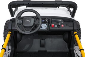 Ramiz Elektrická bugina UTV SPEED pre deti biela