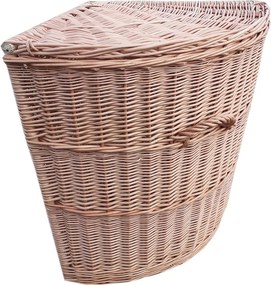 Hradil H094 Prútený kos na prádlo 50 l hnedý 53 x 32 cm