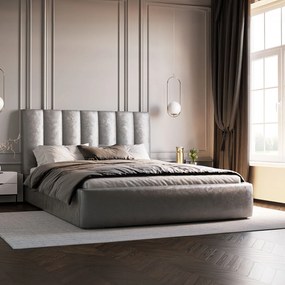 PROXIMA.store - Luxusná čalúnená posteľ FERN ROZMER: 120 x 200 cm, TYP ROŠTU: DREVENÝ ROŠT