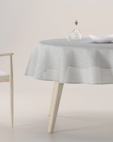 Obrus okrúhly farba produktu sivá látka zapletaná