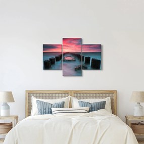 Obraz - Skaly v mori (90x60 cm)