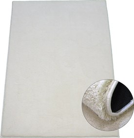 Koberec Oslo 7000 Cream – krémový shaggy obdĺžnikový koberec Rozmer: 80x150 cm
