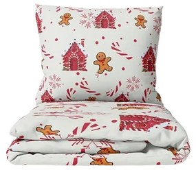 Bavlnené obliečky GINGER REST biele Rozmer obliečky: 70 x 90 cm | 140 x 200 cm